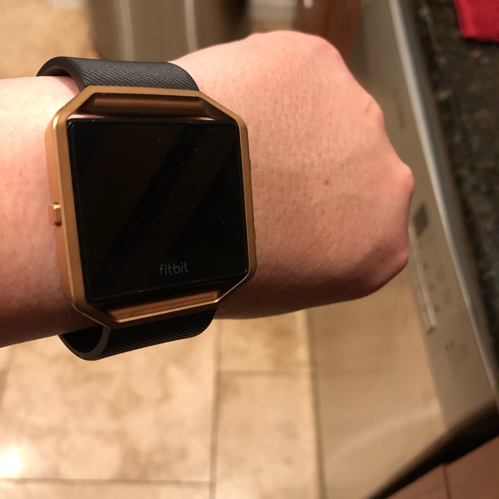 Fitbit Blaze. With 4 extra bands.